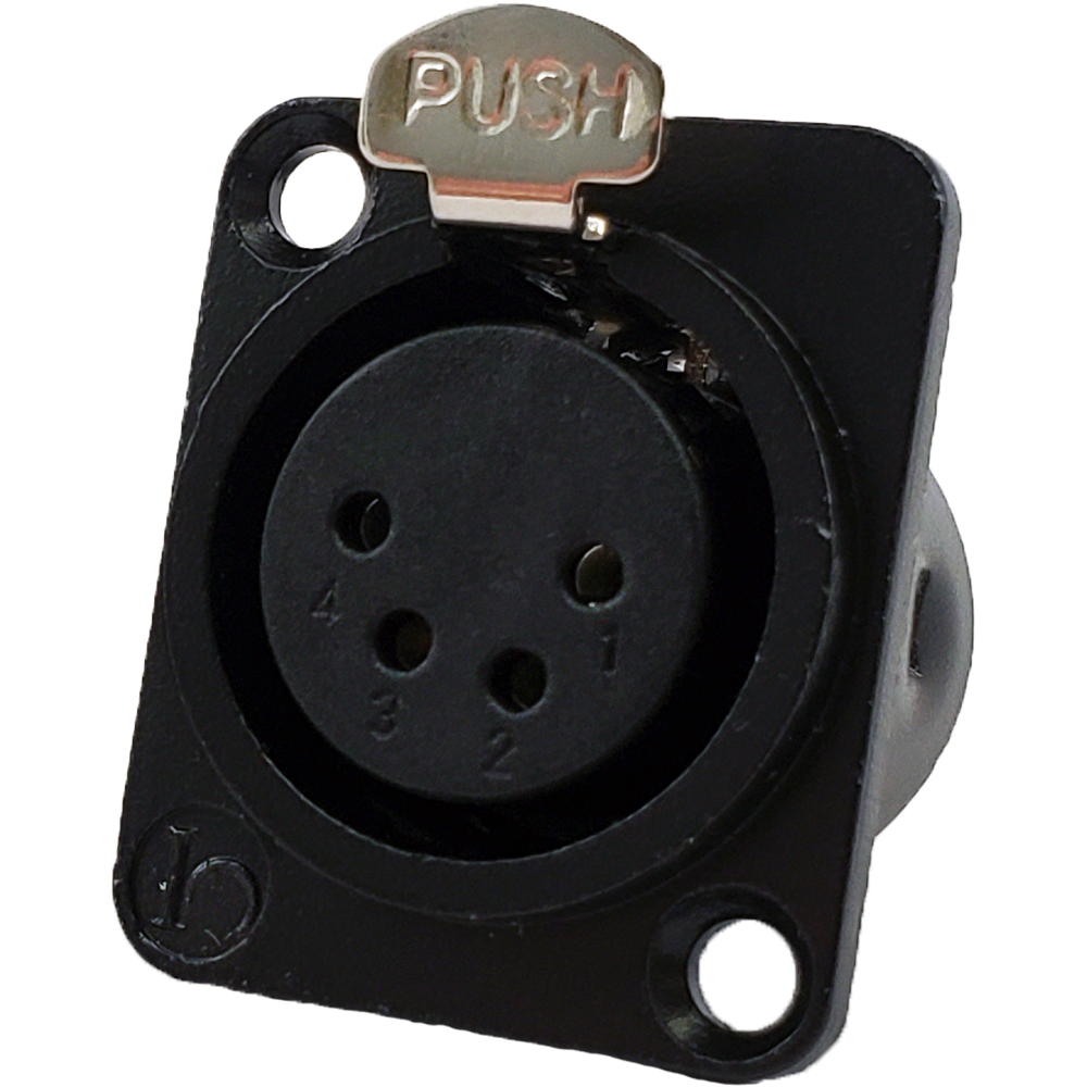 Io Audio Technologies IO-XLR4-F-BK-JL