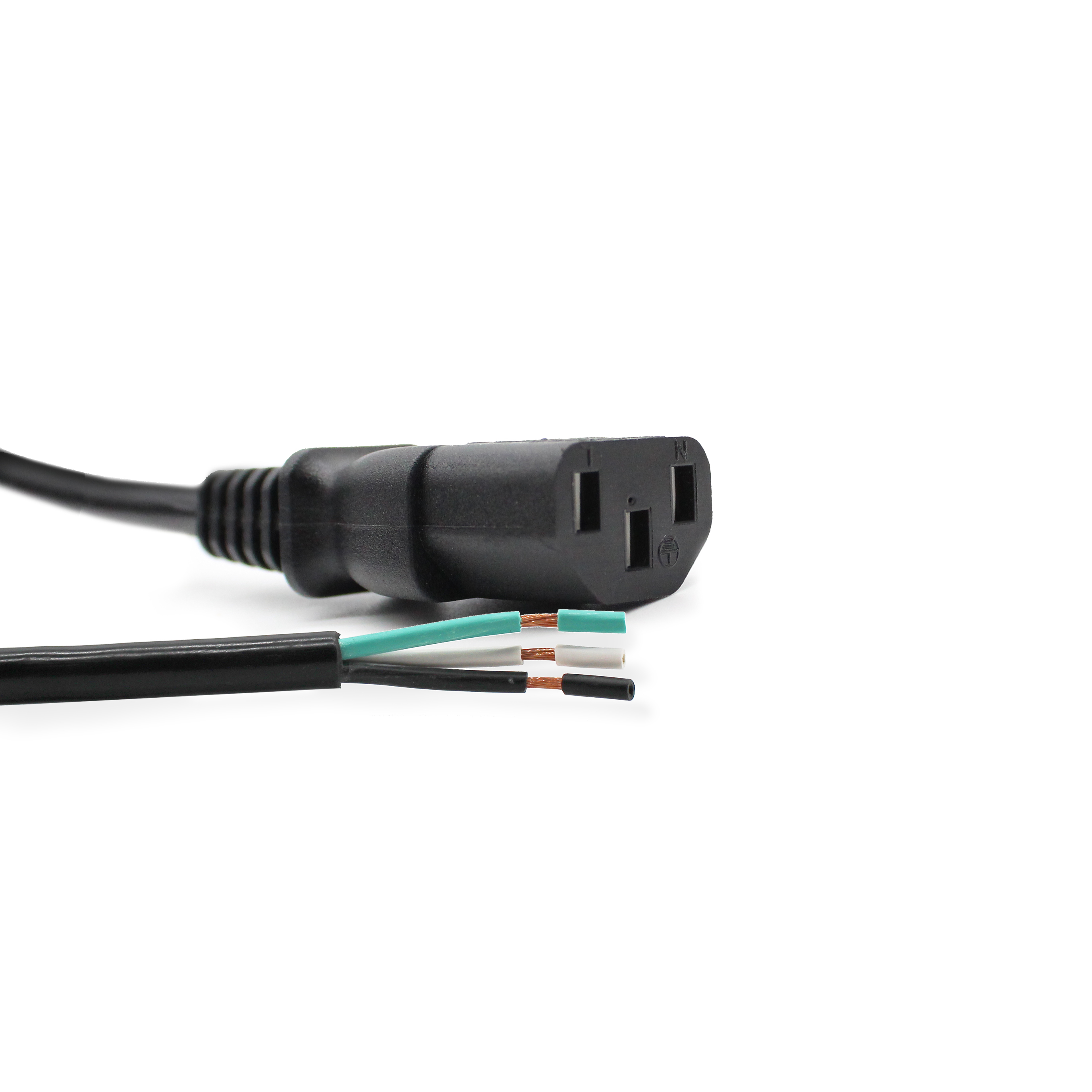 C13 to Blunt Cut Wires Power Cord