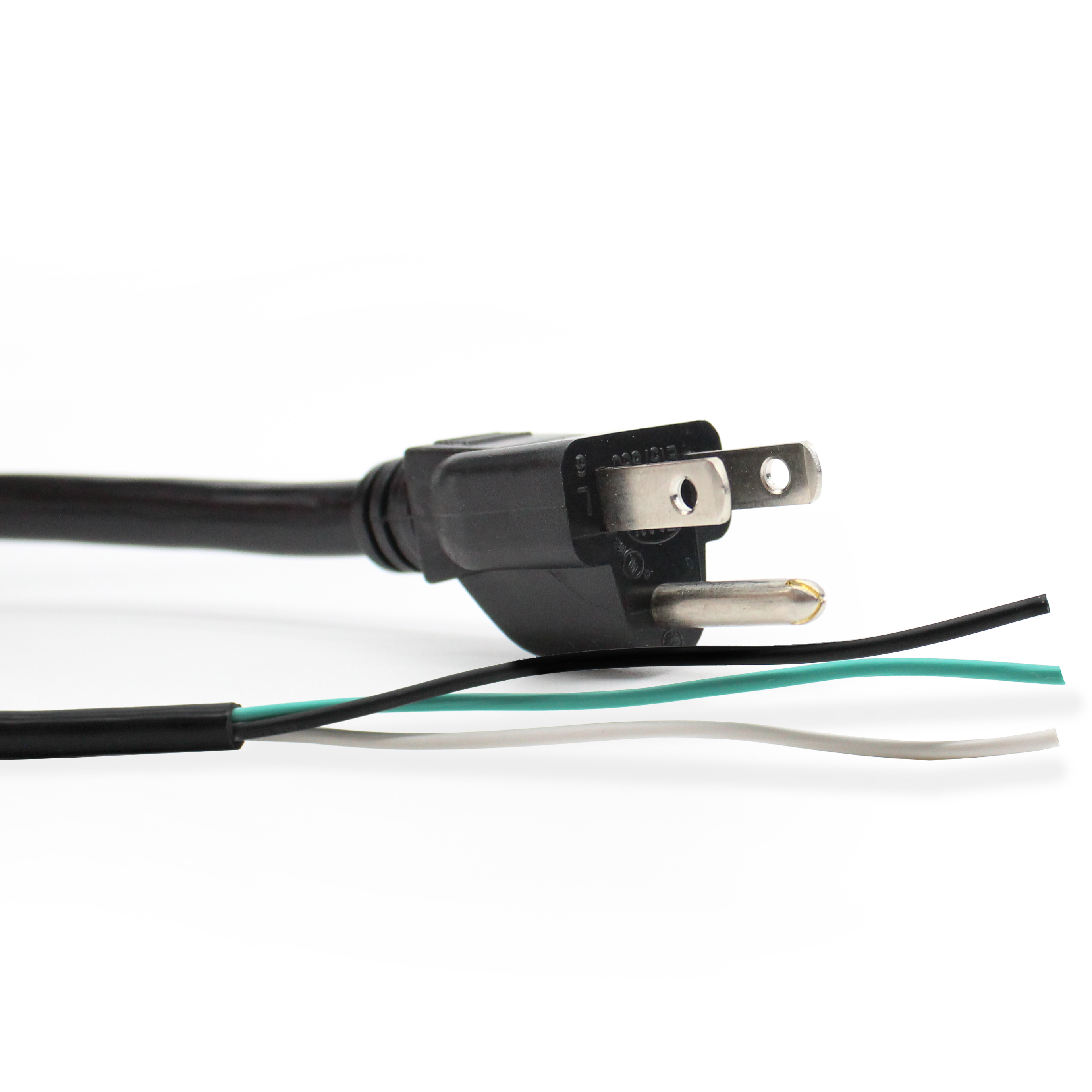 5-15P to Blunt Cut Wires Power Cord