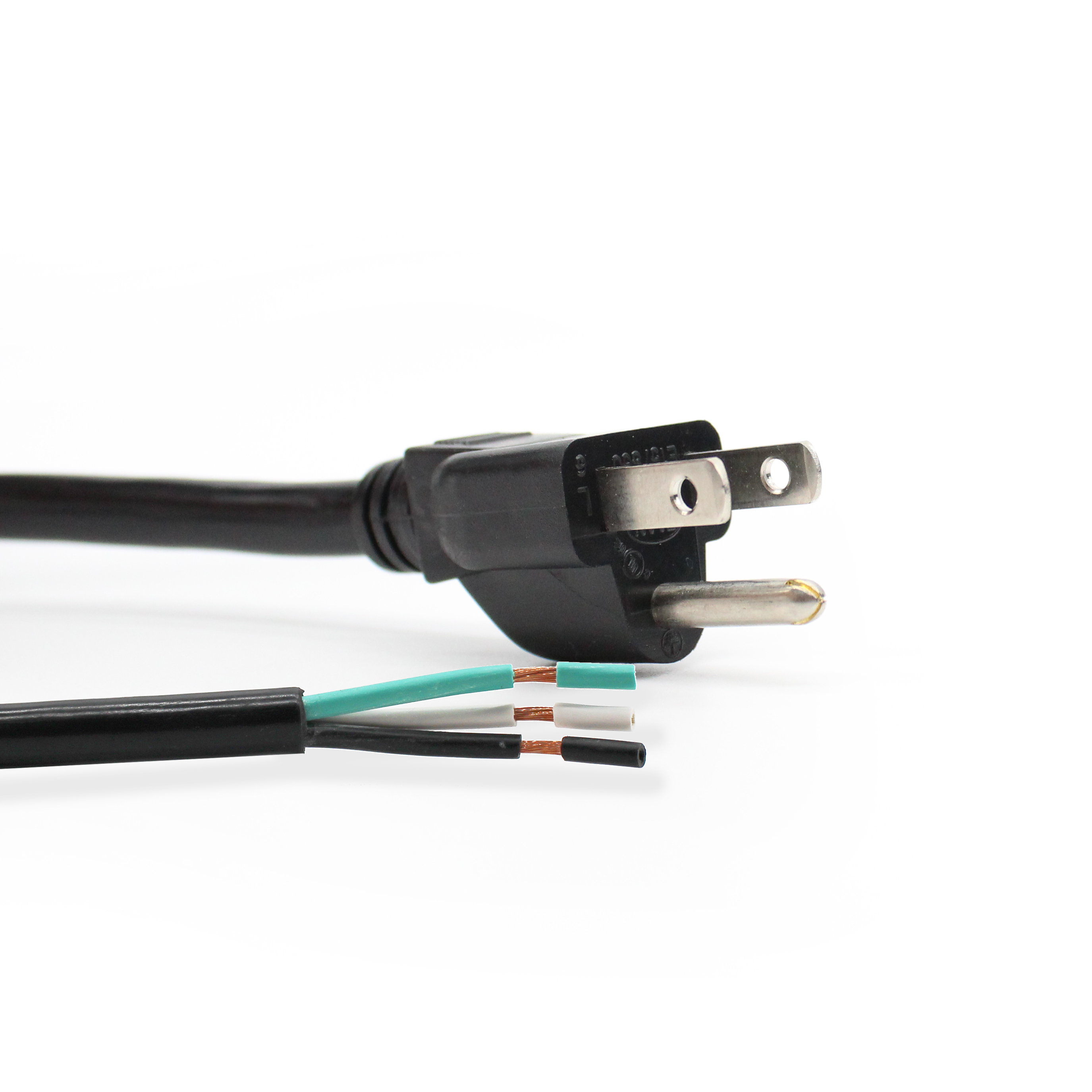 5-15P to Blunt Cut Wires Power Cord